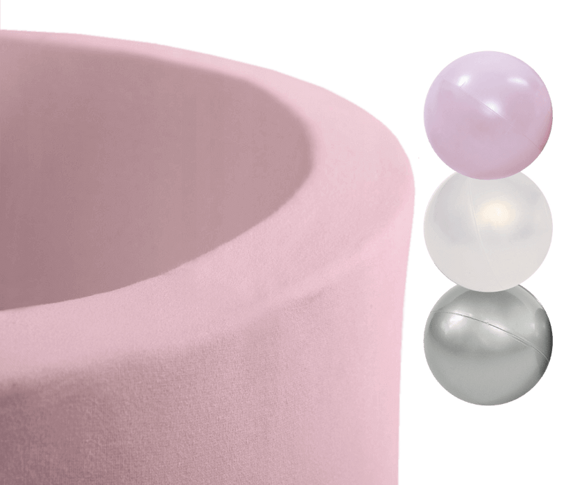 Piscina a sfere con 150 palline - rosa, da ragazza (90x30x4cm)