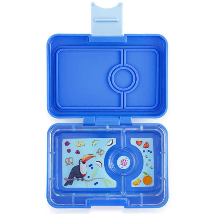 Yumbox Minisnack Lunch Box, 3 compartimenti - Jodphur Blue (Consegna: Settimana 6)