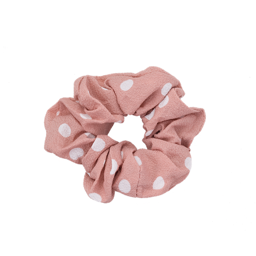 Scrunchie, dot rosa