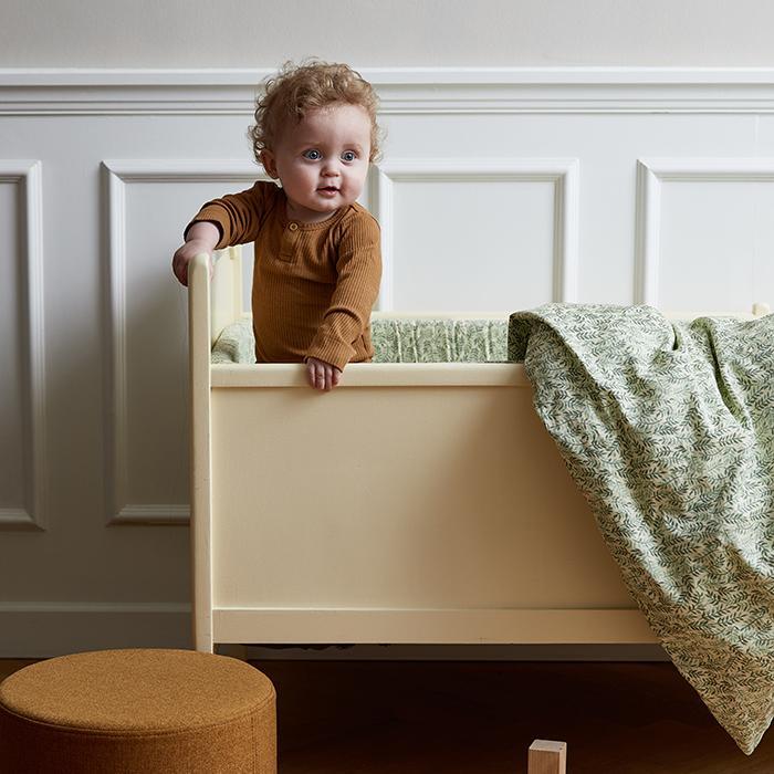 Linenna a letto, foglia di allarme, verde (bambino)