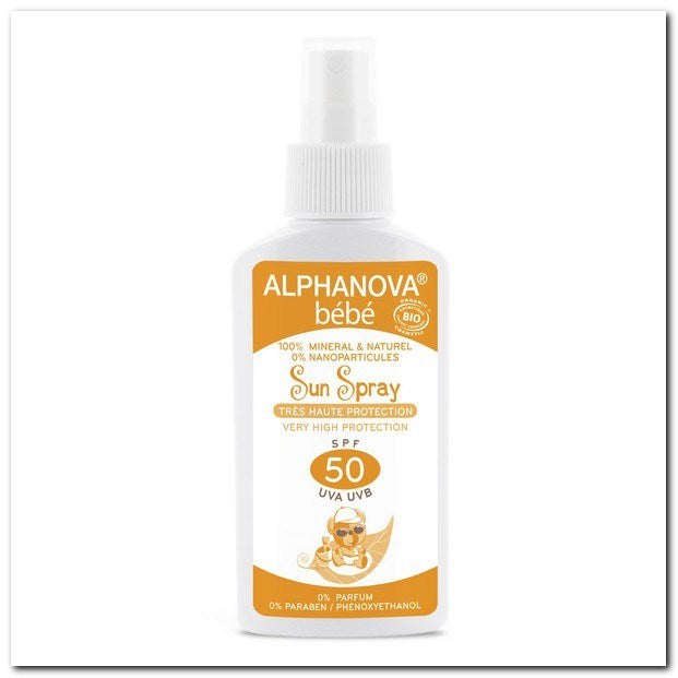 Spray solare organico Spray SPF 50