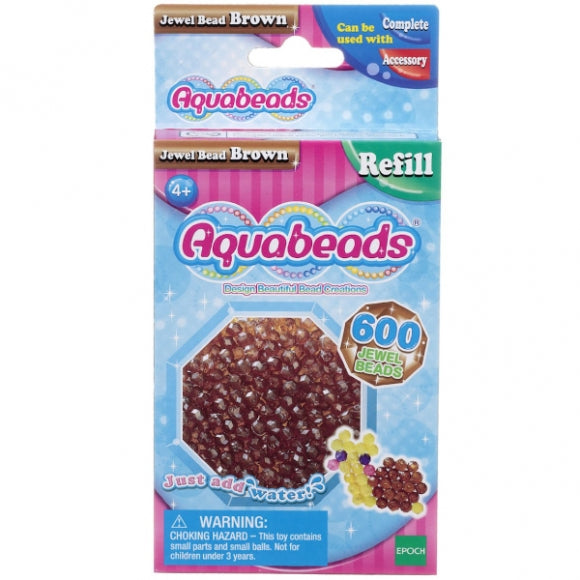 Pacchetto Aquabeads con perle di gioielli - Brown