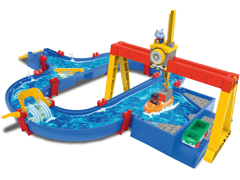 Aquaplay Waterway - Porta del contenitore con 37 parti