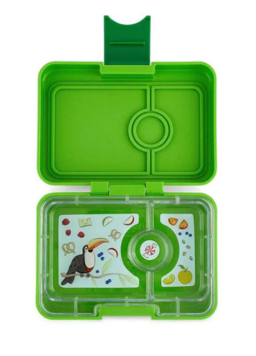 Yumbox Lunch Box, Minisnack (3 scomparti) - Avocado Green (Consegna: Settimana 6)