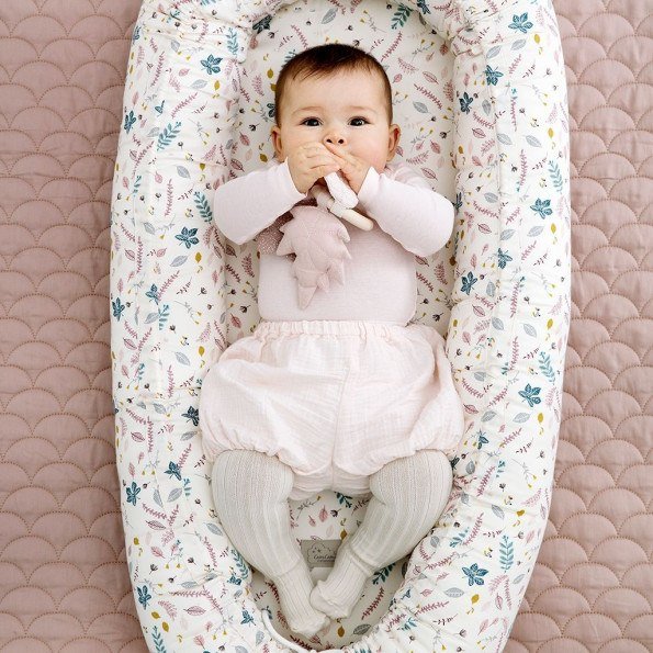 Foglie babynest e pressate rose