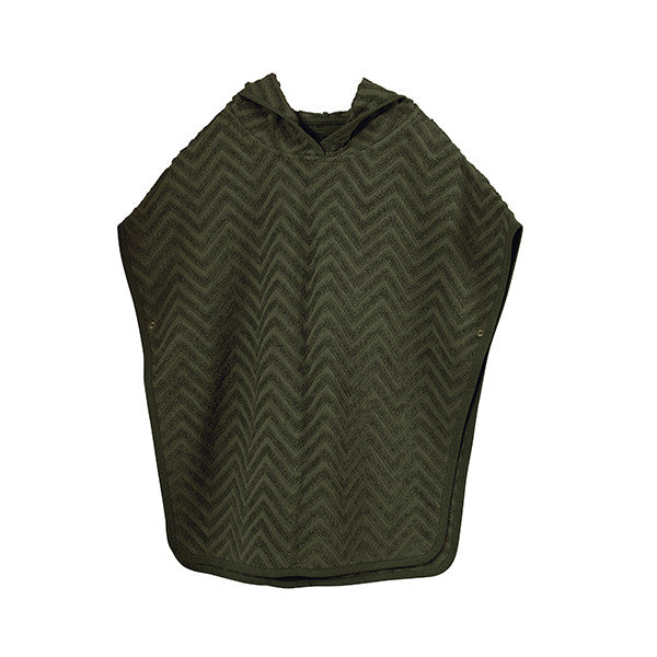 Bath poncho, verde scuro