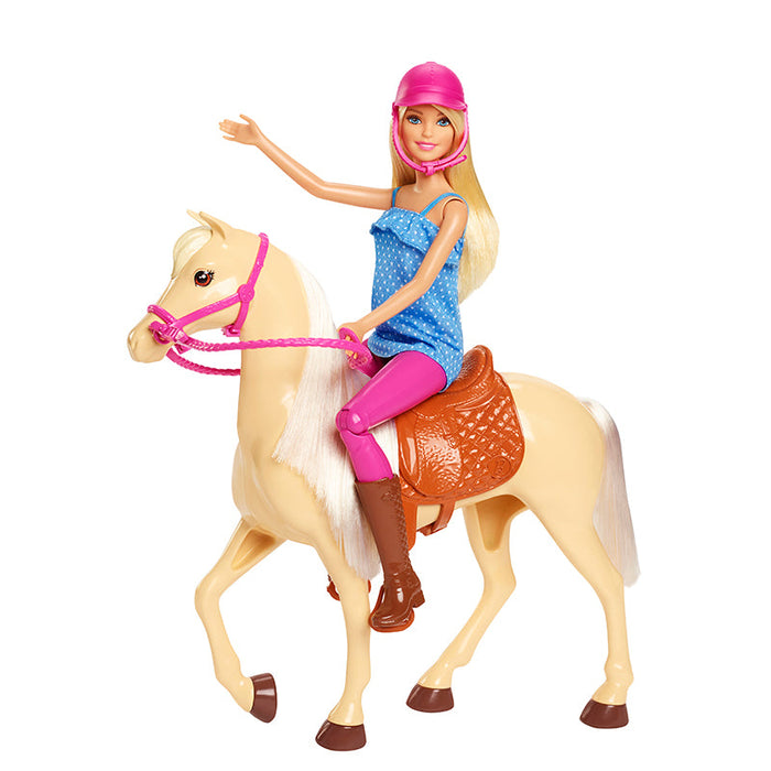 Bambola e cavallo Barbie