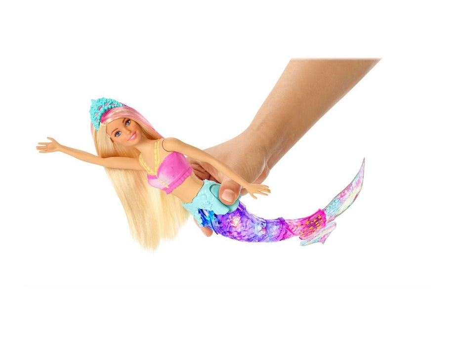 Barbie sirena con coda e luce mobili