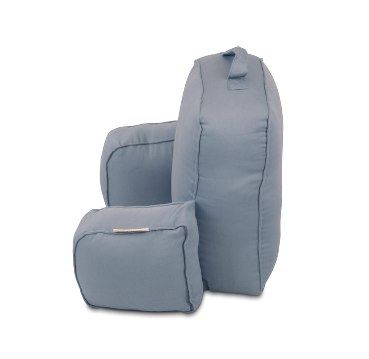 Cuscino di passeggino, Gry - blu in polvere