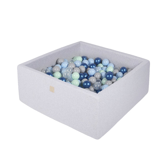 Ball Pool Square 90x90x40 cm - Laguna blu (300 palline)