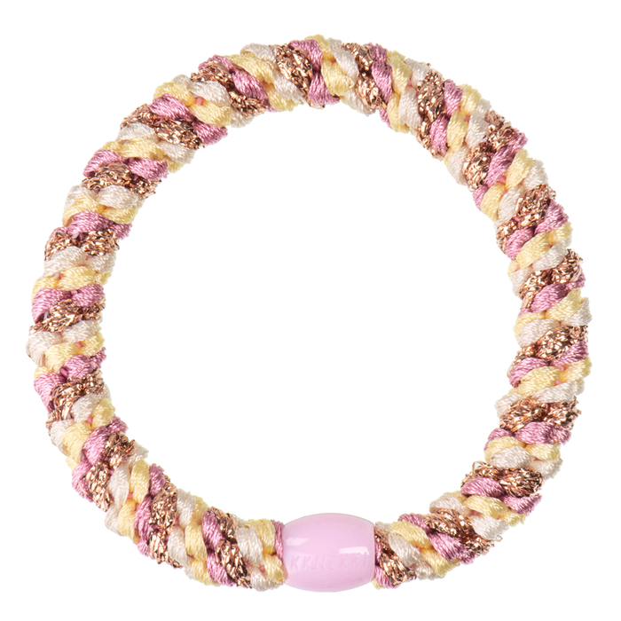 Bon Dep Kknekki Hair Elastic - Mescola vecchia scintillio giallo rosa