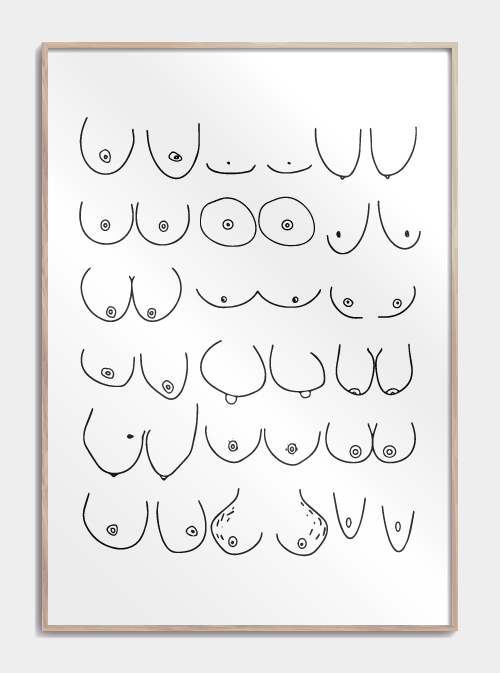 Poster di boobies nr. 1, M (50x70, B2)