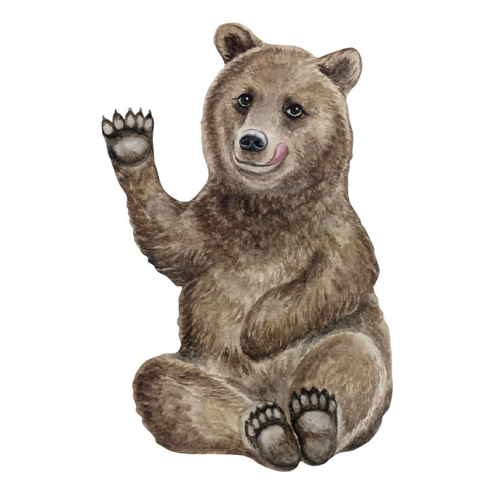 Wallsticker - Bruno l'orso marrone