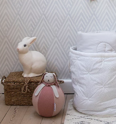 Bunny Bubble - Grey/Blush