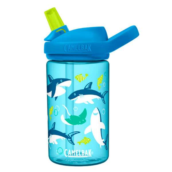 Camelbak Eddy+ Kids 0.4L che beve squali e raggi di bottiglia