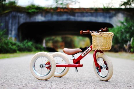 Cestino in bicicletta