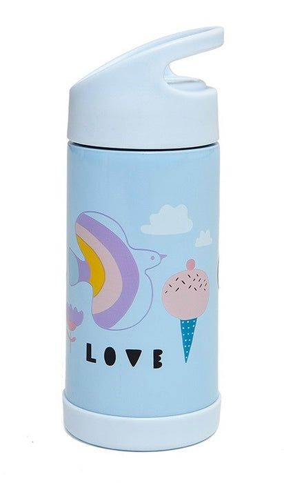 Bottiglia per bere in acciaio inossidabile, Panda Love (350 ml.)