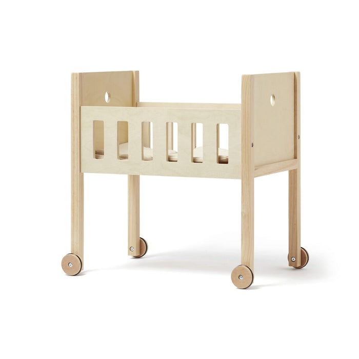 Letto per bambole con set di biancheria da letto - Natura (hub per bambini)