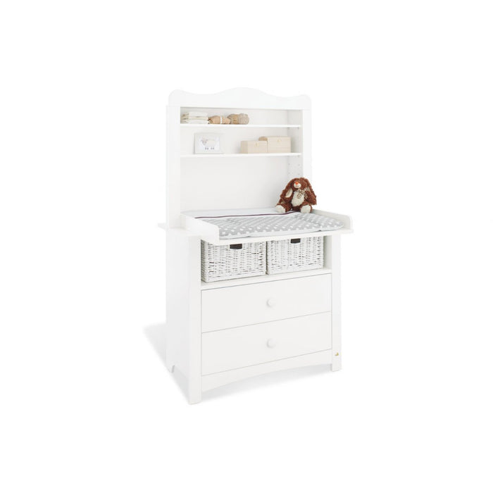 Cambiare il tavolo largo con Top Bookcase, Florentina - Bianco