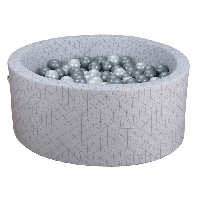 Pool a sfera - grigio chiaro, geometria (90x40x5cm)