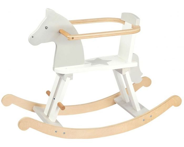 Cavallo a dondolo - bianco