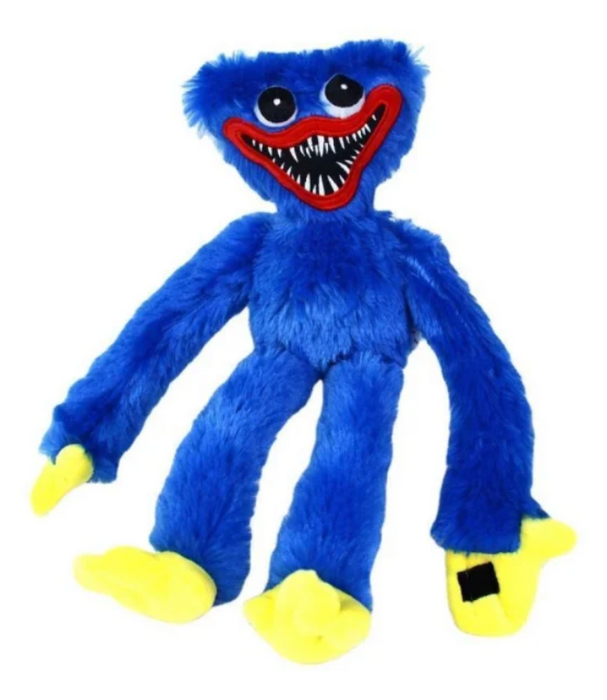 Huggy Wuggy Soft Toy, 40 cm - Blu