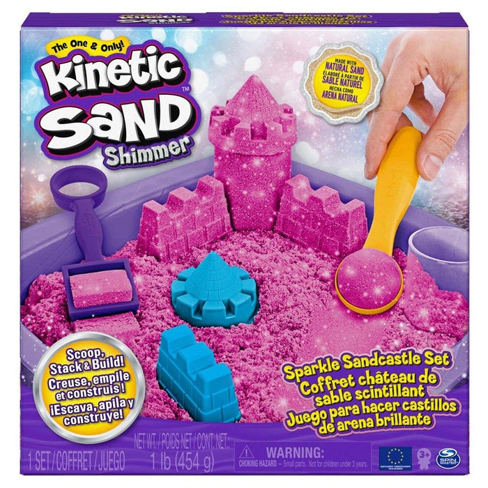 Sabbia cinetica, set di sabbia scintillante - rosa