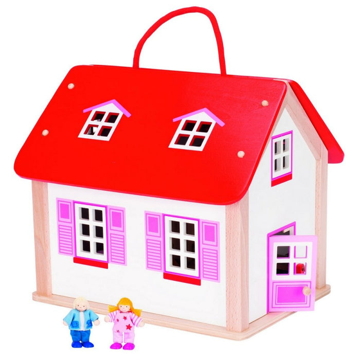 Suacase Doll House con accessori