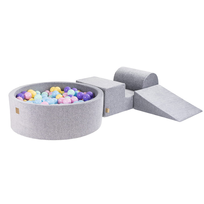 Play Set with Ball Pit - Light Grey (200 palline)