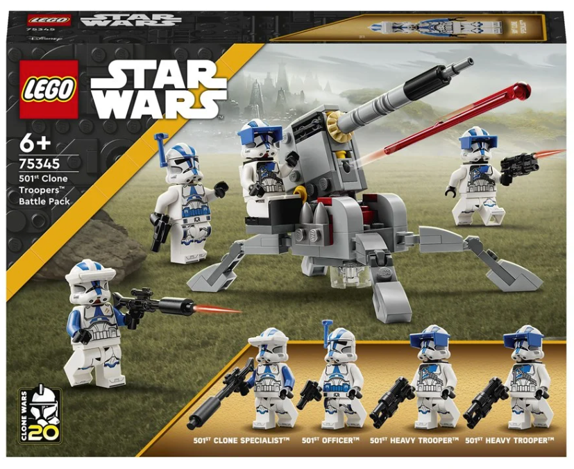 Lego Star Wars 75345 Battle Pack con Clone Troopers della 501a Legione