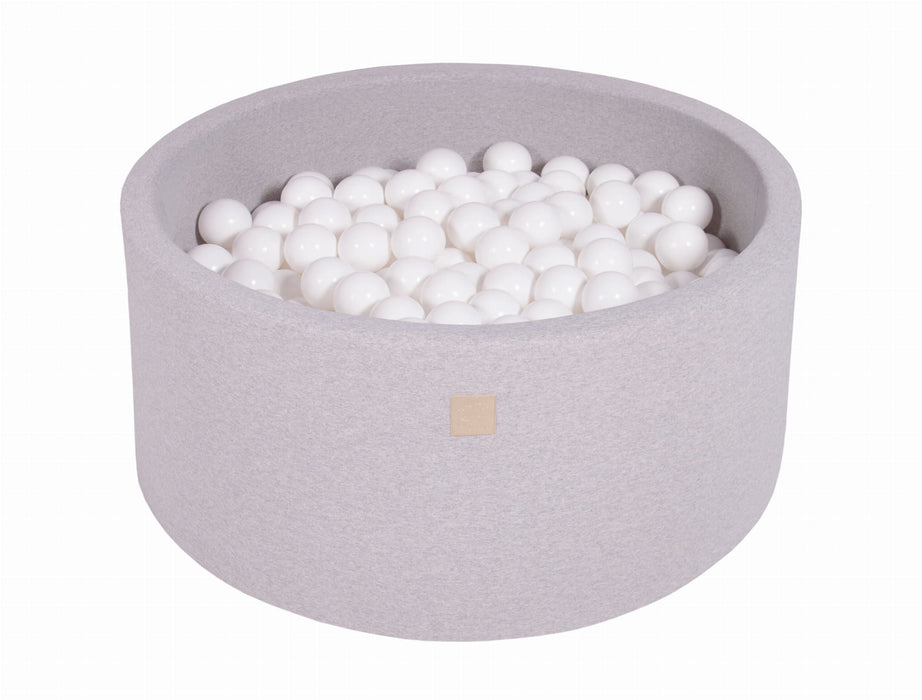 Pit di sfera round 90x40 cm - grigio chiaro (300 palline)