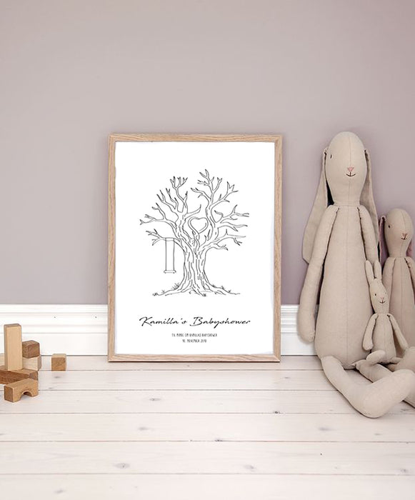 Poster di albero della vita - babyshower