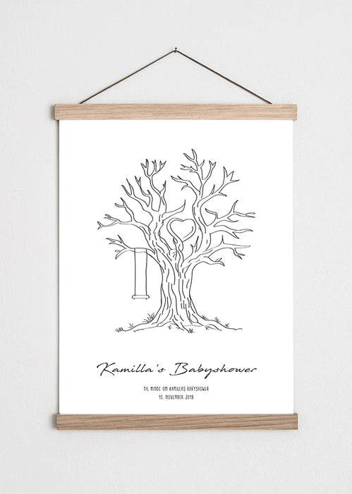 Poster di albero della vita - babyshower