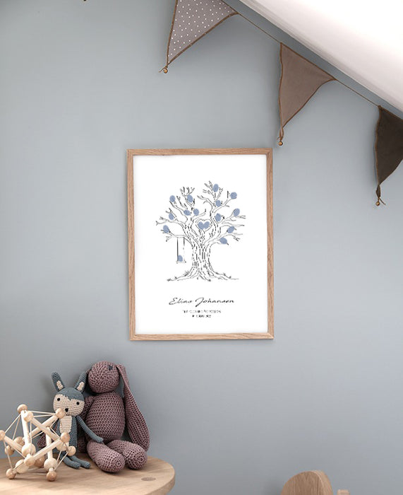 Poster di albero della vita - compleanno