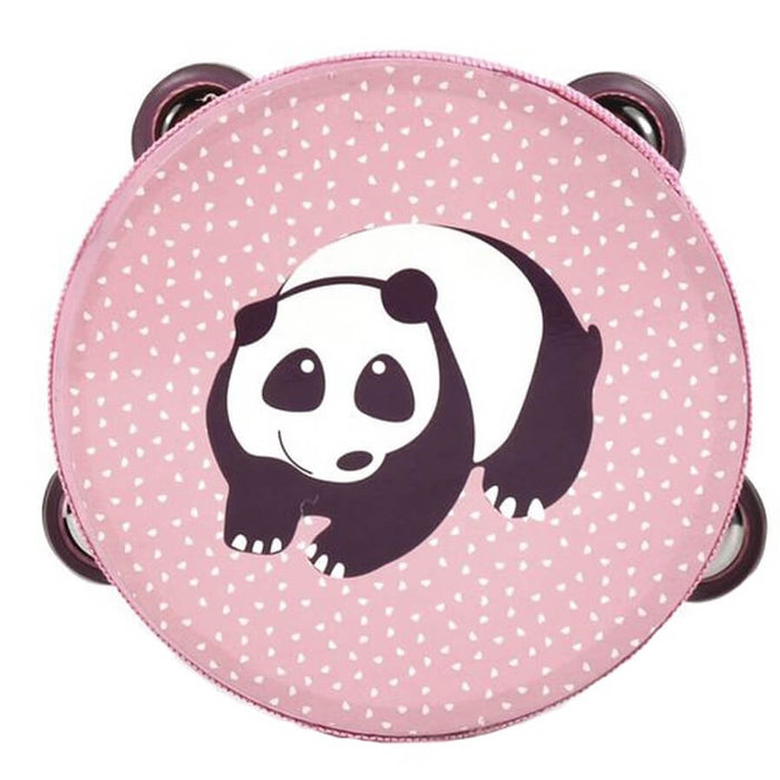 TAMBOURINE CON MOTO ANIMALE - PANDA