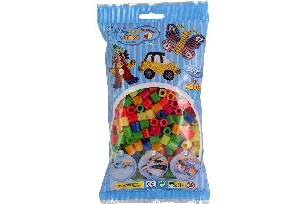 Hama Maxi Beads, Neon (500 pezzi)