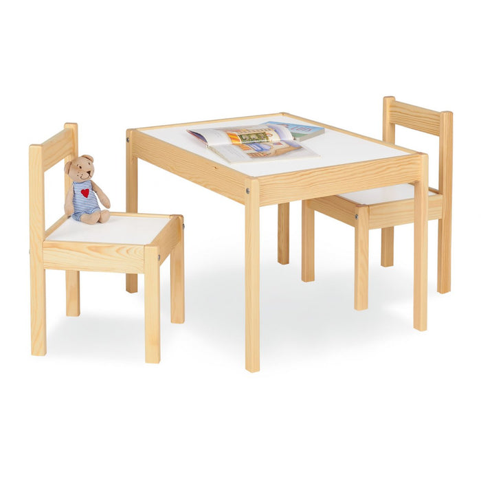 Set da tavolo e sedia per bambini, Olaf - Laccati