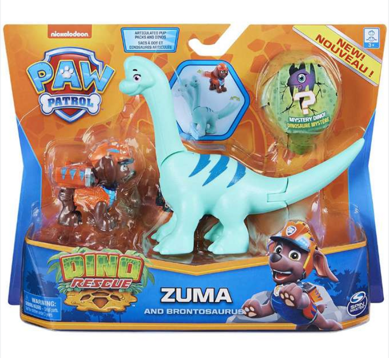 Paw Patrol Dino, Zuma e Brontosaurus