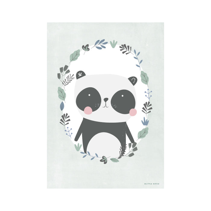 Poster, Panda Mint/White (A3)