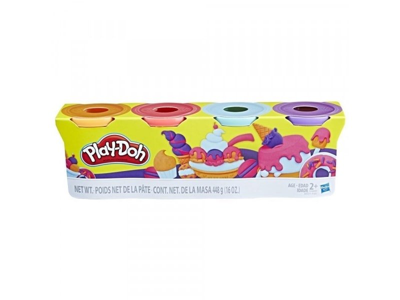 Play -Doh, 4 secchi - Mix pastello