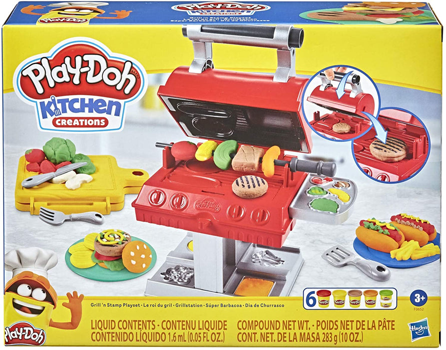 Play -Doh - set di giocate da francobolli grill 'n