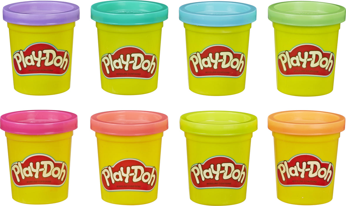 Play -Doh - Pacchetto al neon con 8 secchi