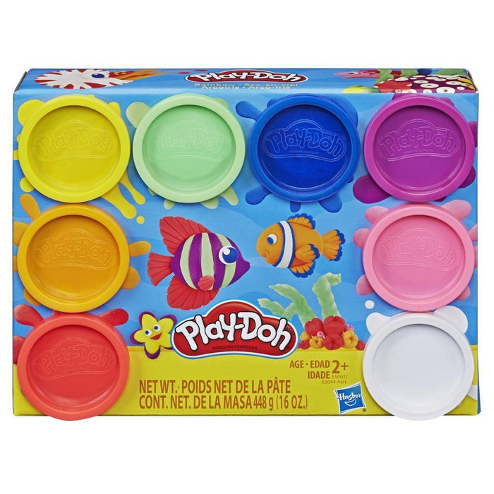 Play -Doh - Pacchetto arcobaleno con 8 secchi