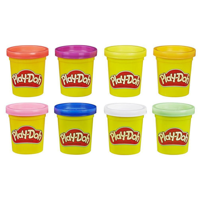 Play -Doh - Pacchetto arcobaleno con 8 secchi