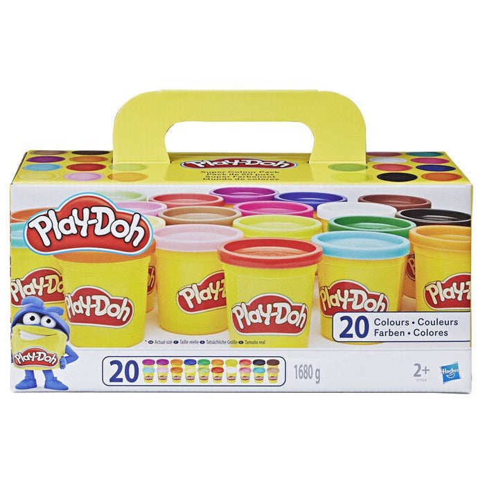 Play -Doh - pacchetto Super Color con 20 secchi