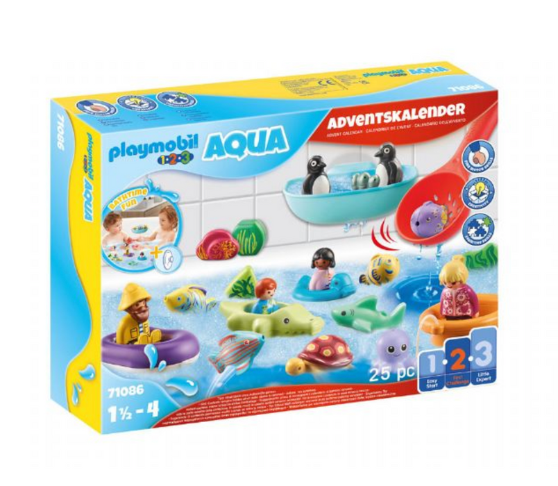 Calendario natalizio Playmobil - divertimento del bagno