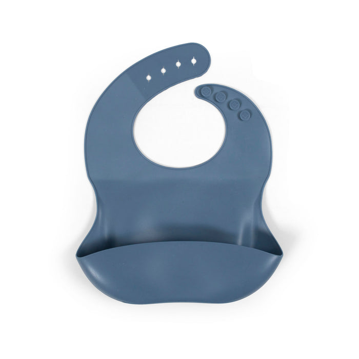 Bibs silicone - blu fangoso