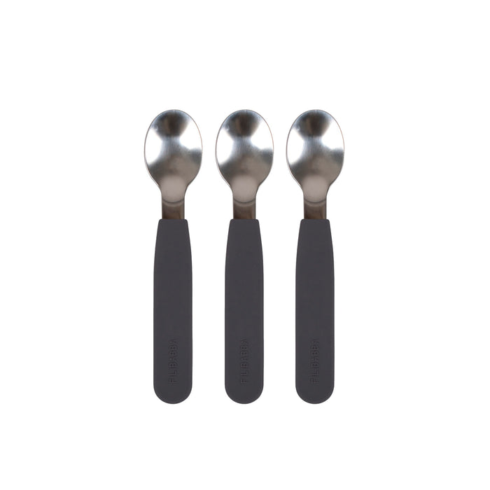 Cucchiai di silicone, 3 pacchetti - grigio in pietra