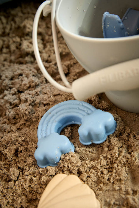 Set di spiaggia di silicone - blu