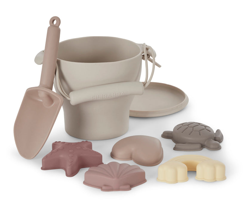 Set di spiaggia di silicone - Rosa